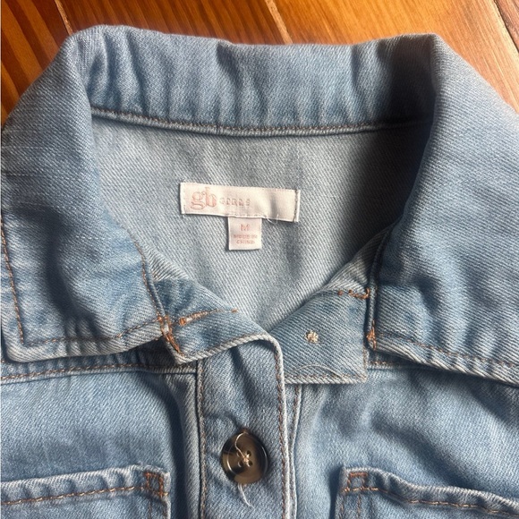 Gb girls medium denim romper - Picture 4 of 4